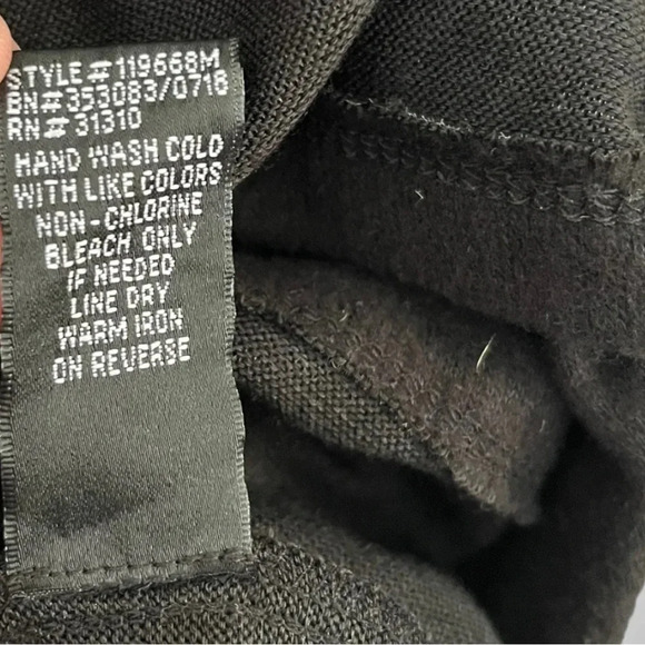 BY & BY Women's Black Long Sleeve Knit Dress With Tie Waist Medium | NWT‎ - Picture 8 of 12